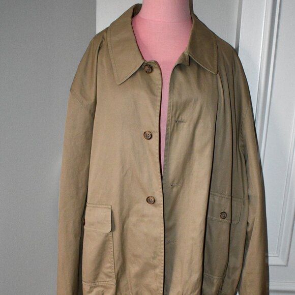 Brooks Brothers Tan Jacket Size 2XL Good Condition  Details:  100% Cotton  Butto - Picture 1 of 5